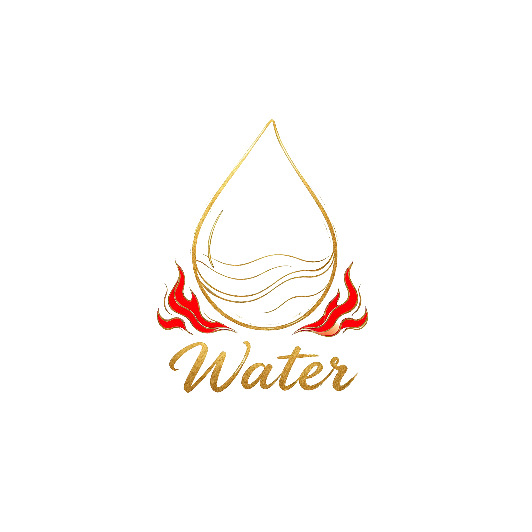 矿泉水 WATER logo